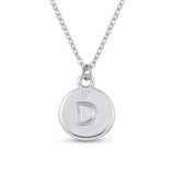 Minimalist Initial Charm Necklace