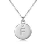 Minimalist Initial Charm Necklace