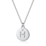 Minimalist Initial Charm Necklace