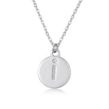 Minimalist Initial Charm Necklace
