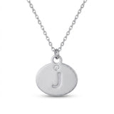 Minimalist Initial Charm Necklace