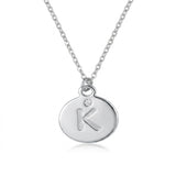 Minimalist Initial Charm Necklace