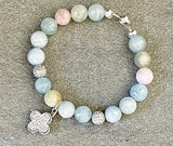 Morganite Charm Bracelet I