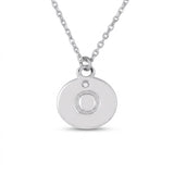Minimalist Initial Charm Necklace