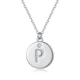 Minimalist Initial Charm Necklace