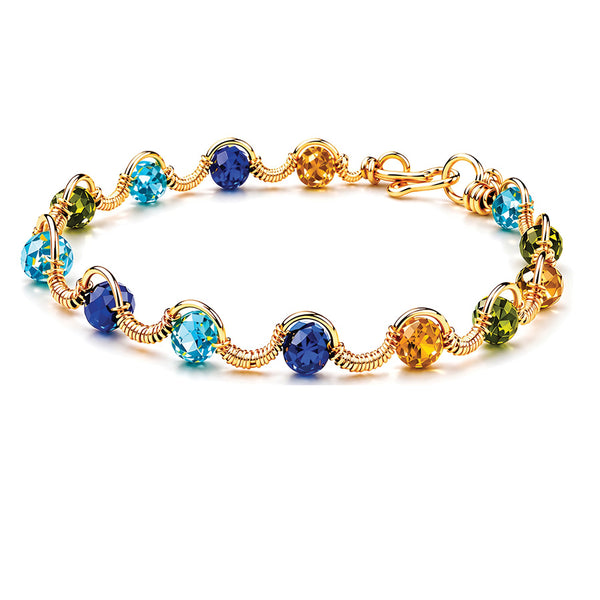 Mothers Love Birthstone Bracelet | Custom Bracelet for Mom