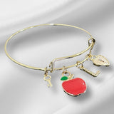 Teacher Appreciation Charm Bangle