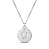 Minimalist Initial Charm Necklace