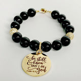 "Be Still" Charm Bracelet