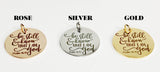 "Be Still" Charm Bracelet