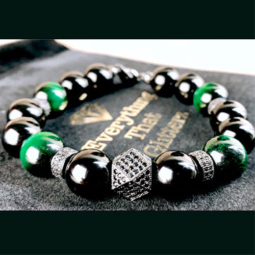 Black Onyx And Green Tiger Eye