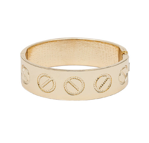 Gold Fashion Bangle
