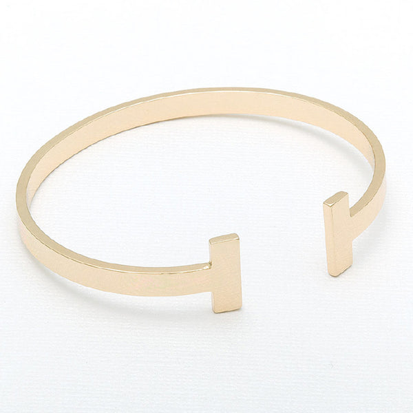 Gold Bar Cuff Bracelet