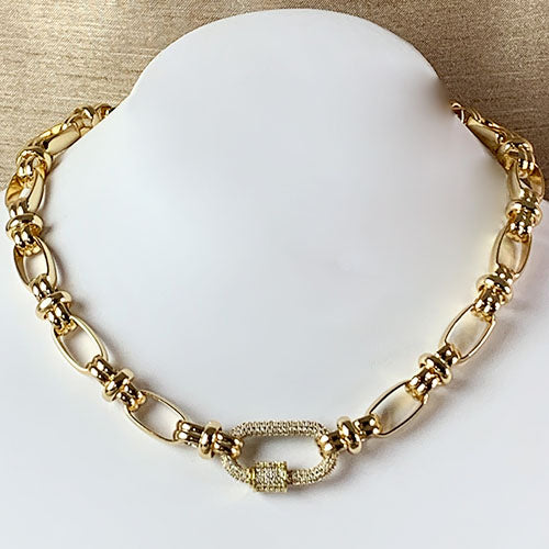 Chunky Oval Link Necklace
