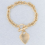 Heart Toggle Bracelet