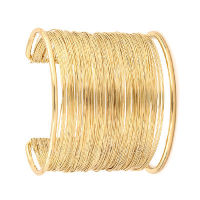Gold Wire Bangle