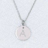 Minimalist Initial Charm Necklace
