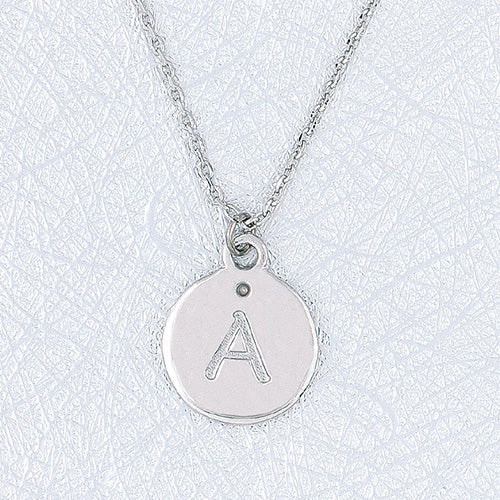 Minimalist Initial Charm Necklace