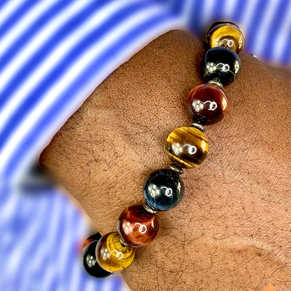 Multicolor Tiger Eye Bracelet