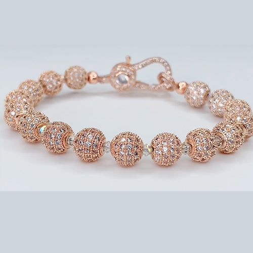 Pave Rose Gold Bracelet