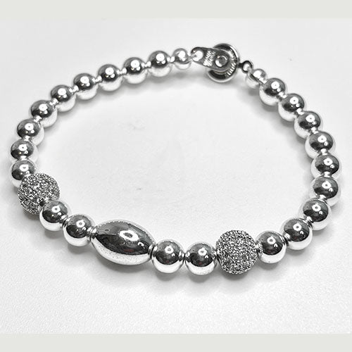 Hematite Silver Plated