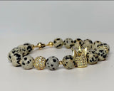 Dalmatian Crown Bracelet